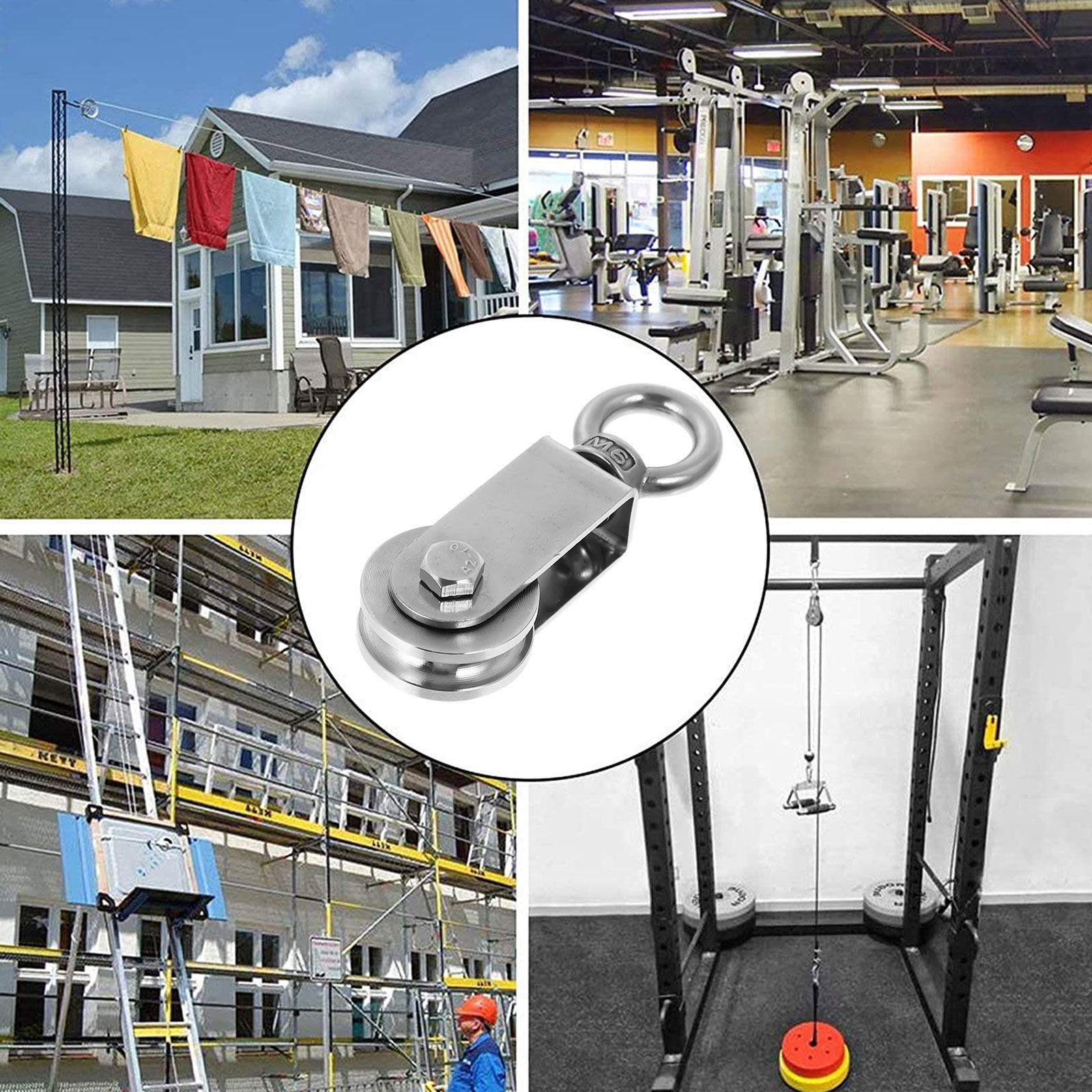 Heavy Equipment Lift - Paslanmaz Çelik U Şeklinde Halka, Ağır