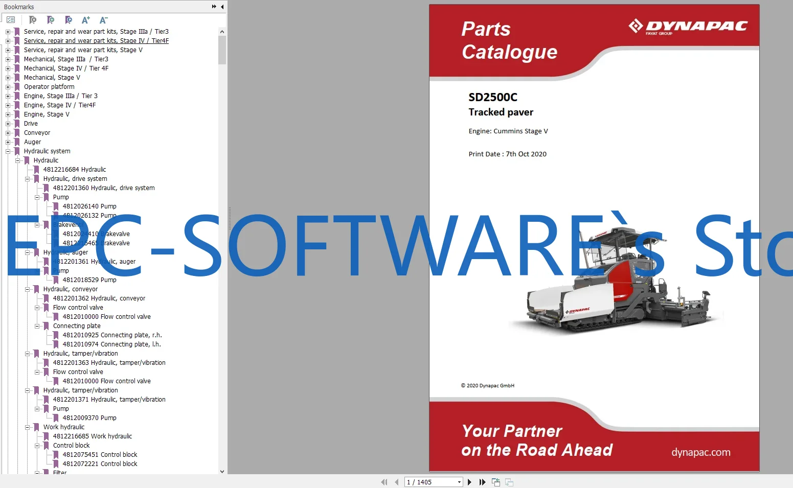 EPC-SOFTWARE Dynapac Ağır Ekip - Heavy Equipment Software incelemesi ve fiyatı